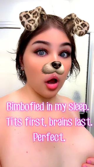 Cover artwork for I can't think - Bimbofication & Dumb Dolly Loop